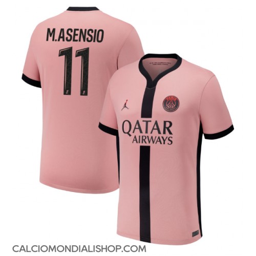 Maglie da calcio Paris Saint-Germain Marco Asensio #11 Terza Maglia 2024-25 Manica Corta